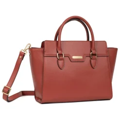 Sac porté main 2 poignées MERLINE Brique Page