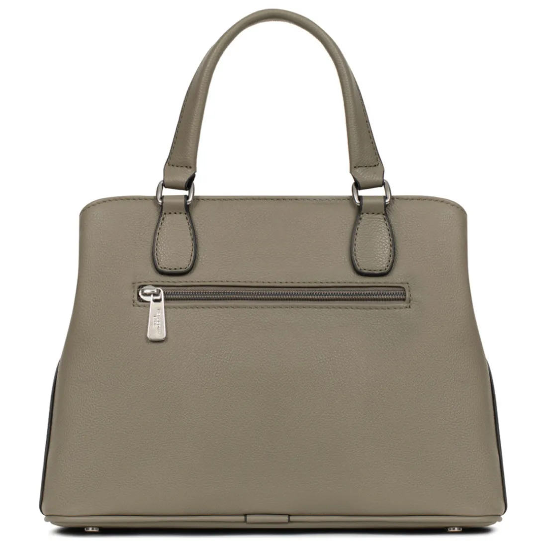 Sac porté main 2 poignées MIRABELLE Olive en cuir Nia