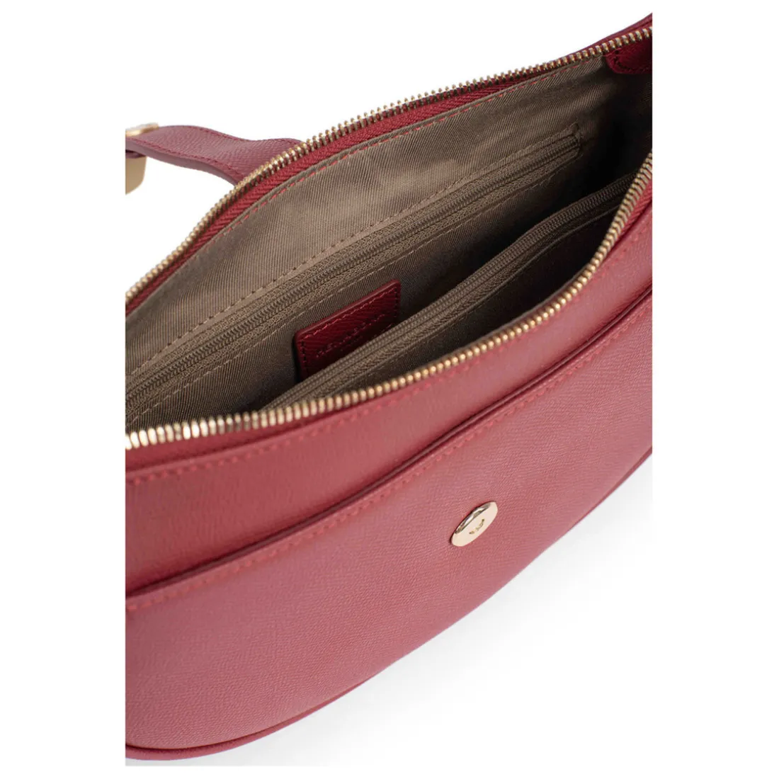 Sac porté épaule 1 anse AUDE Carmin Faye en cuir
