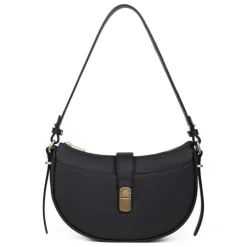 Sac porté épaule 1 anse AUDE Noir Rhea