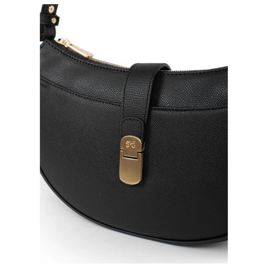 Sac porté épaule 1 anse AUDE Noir Rhea