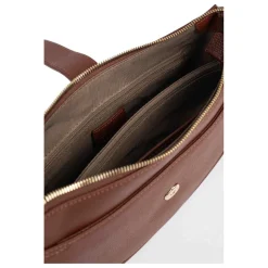 Sac porté épaule 1 anse AUDE Marron Rae en cuir