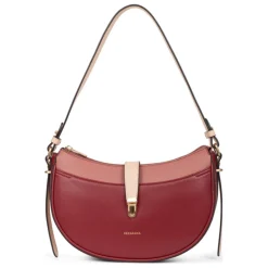 Sac porté épaule 1 anse MERLINE Bordeaux/Multicolore Maya
