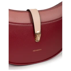 Sac porté épaule 1 anse MERLINE Bordeaux/Multicolore Maya