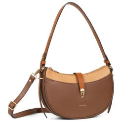 Sac porté épaule 1 anse MERLINE Chocolat/Multicolore Hattie