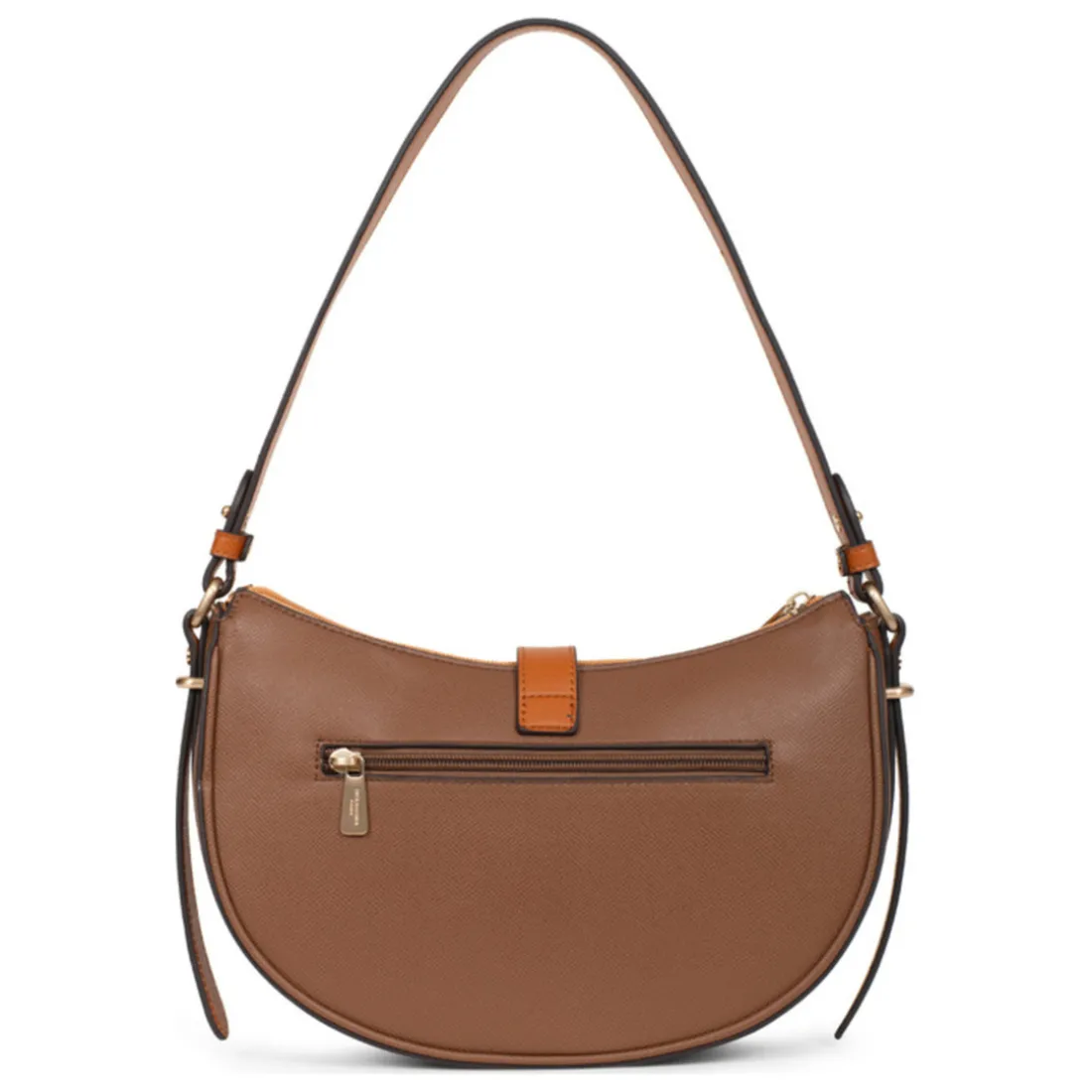 Sac porté épaule 1 anse MERLINE Chocolat/Multicolore Hattie