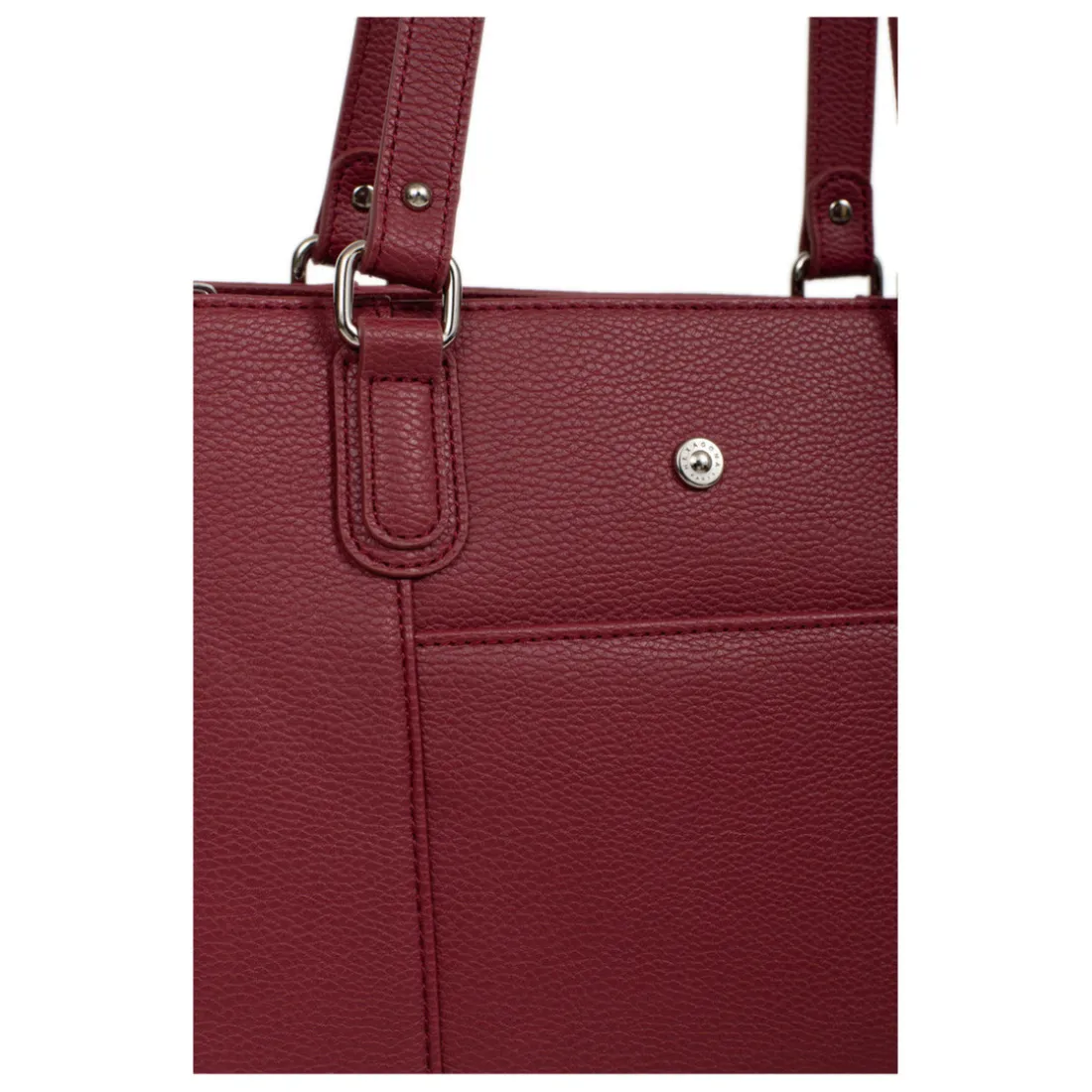 Sac porté épaule 2 anses MAYA Carmin rouge Pax