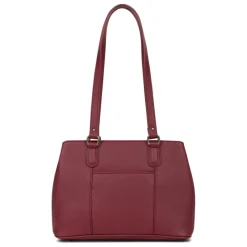 Sac porté épaule 2 anses MAYA Carmin rouge Pax
