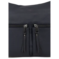 Sac porté travers - Cuir de vachette bleu minuit Ruby