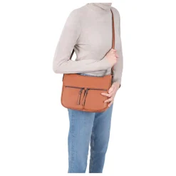 Sac porté travers - Cuir de vachette bleu minuit Ruby