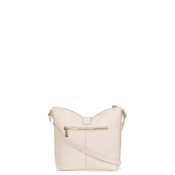Sac porté travers ANDREA Ivoire en cuir Pax