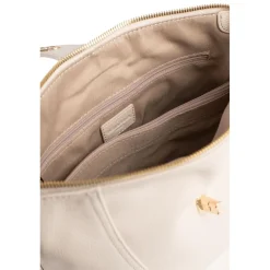 Sac porté travers ANDREA Ivoire en cuir Pax