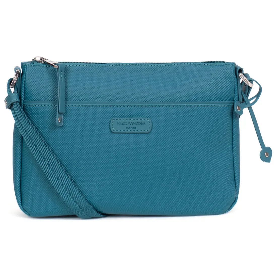 Sac porté travers bleu pétrole Bea