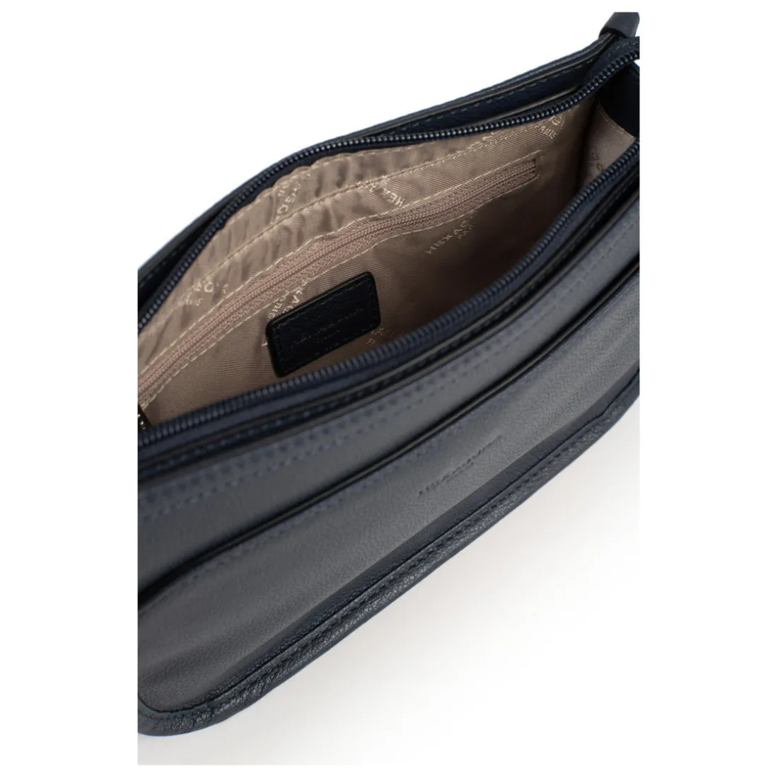Sac porté travers CONFORT Marine en cuir Kai