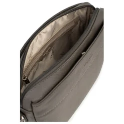 Sac porté travers Cuir CONFORT Taupe Faye