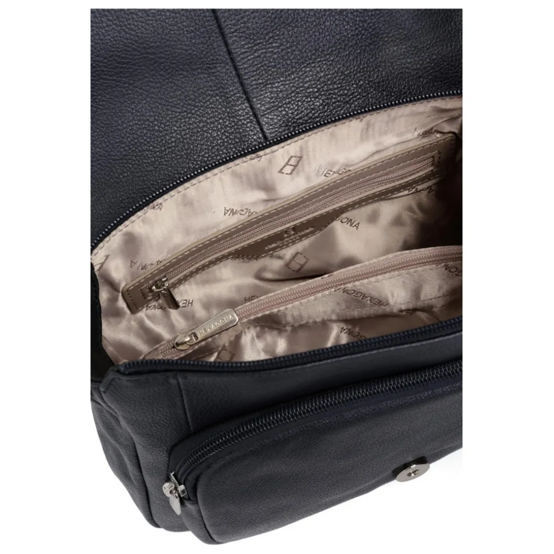 Sac porté travers Cuir CONFORT Marine Iris