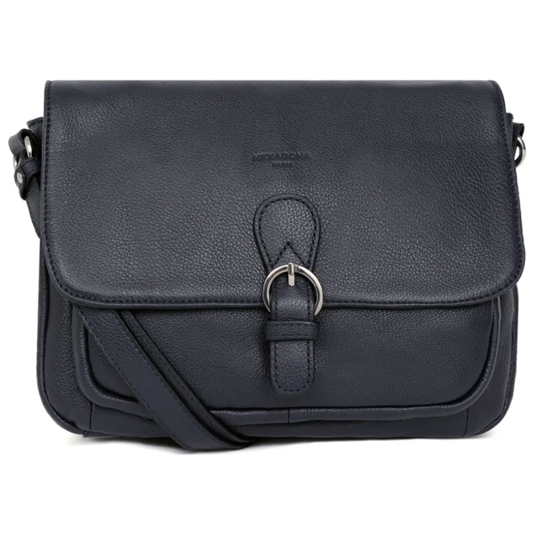 Sac porté travers Cuir CONFORT Marine Iris