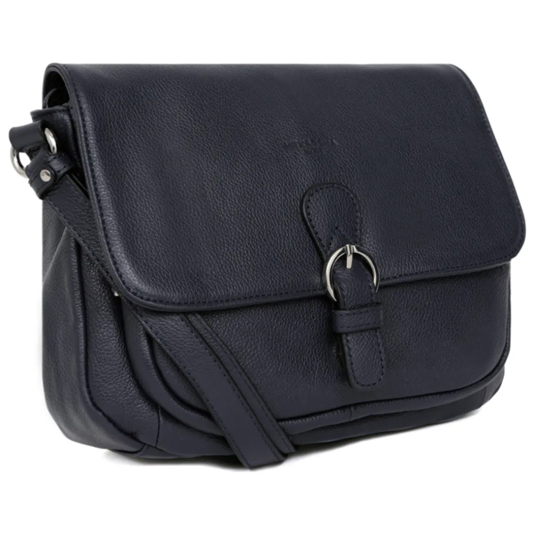 Sac porté travers Cuir CONFORT Marine Iris