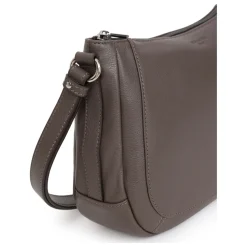 Sac porté travers Cuir CONFORT Taupe Noor