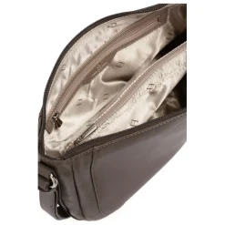 Sac porté travers Cuir CONFORT Taupe Noor