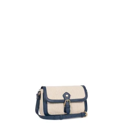 Sac porté travers JUDY Beige/Marine Demi