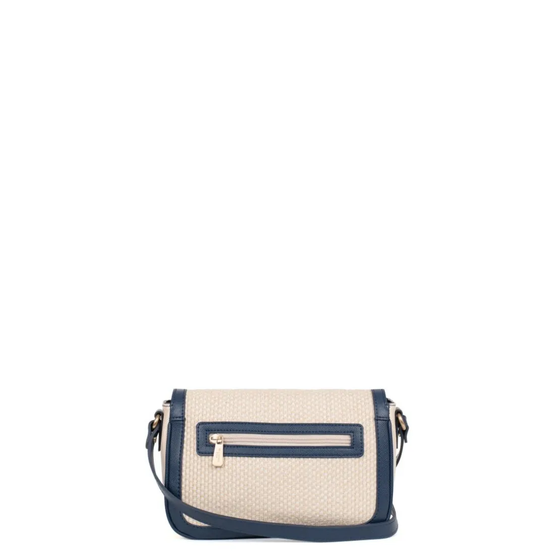 Sac porté travers JUDY Beige/Marine Demi