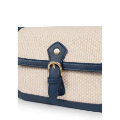 Sac porté travers JUDY Beige/Marine Demi