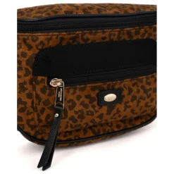 Sac porté travers LEONIE Imprimé Fauve Lana