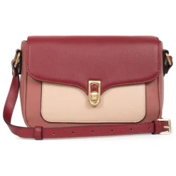 Sac porté travers MERLINE Bordeaux/Multicolore Eve