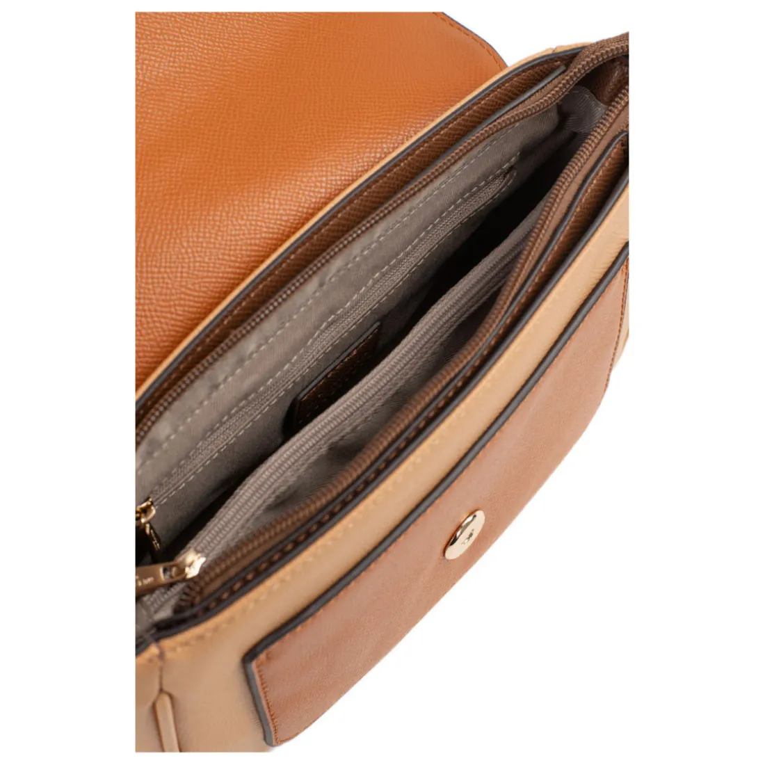 Sac porté travers MERLINE Chocolat/Multicolore Noor