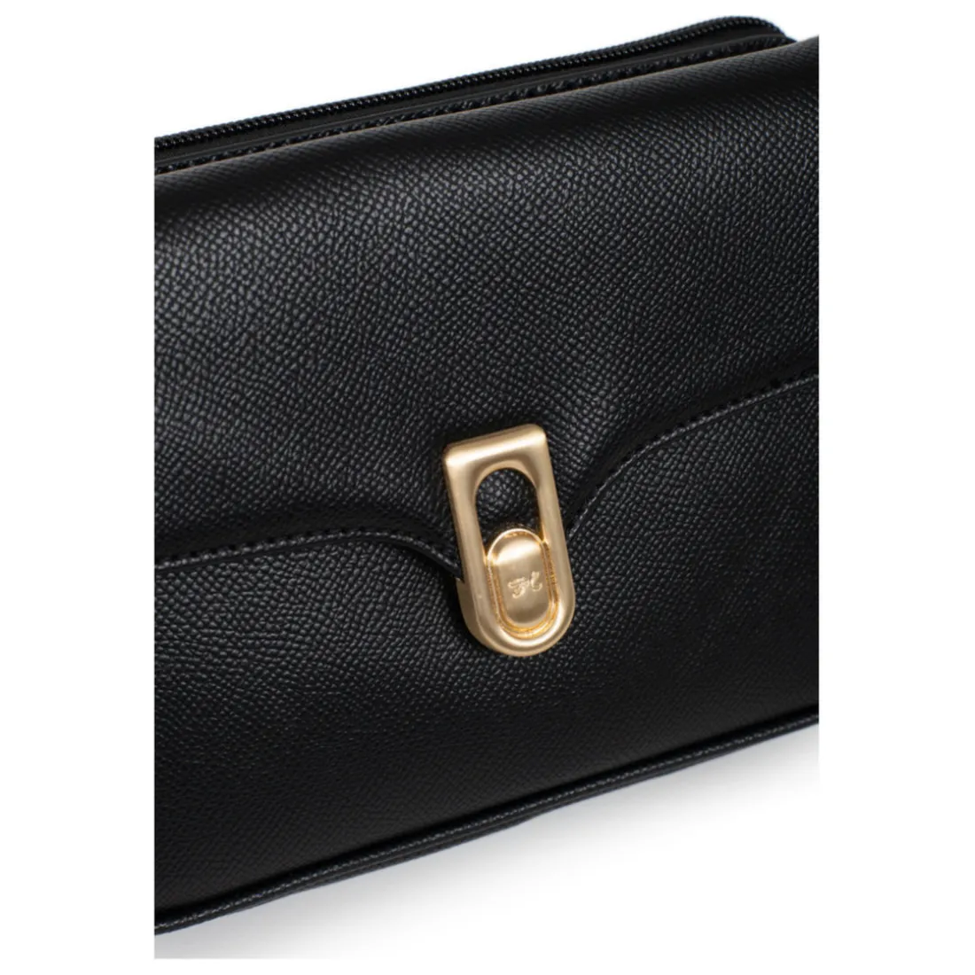 Sac porté travers MERLINE Noir Élise Alice