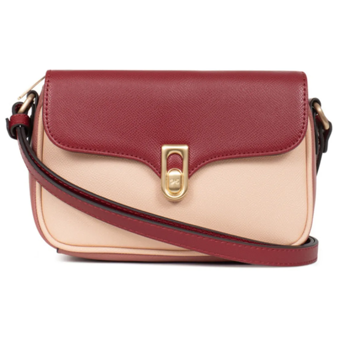 Sac porté travers MERLINE Bordeaux/Multicolore Clio