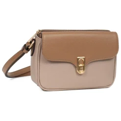 Sac porté travers MERLINE Écorce/Taupe Gigi
