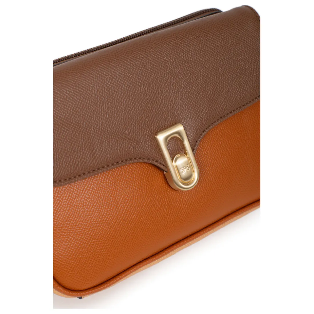 Sac porté travers MERLINE Chocolat/Multicolore Lara