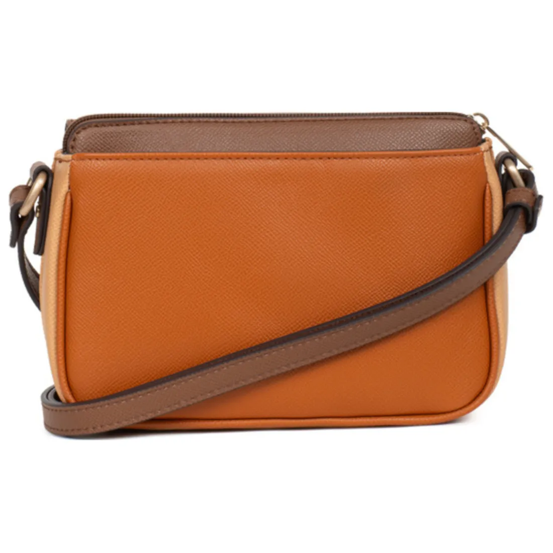 Sac porté travers MERLINE Chocolat/Multicolore Lara