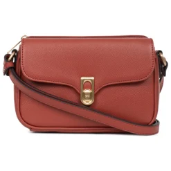 Sac porté travers MERLINE Brique Mila