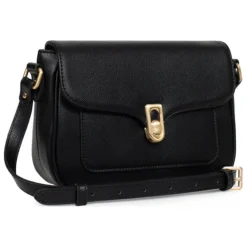 Sac porté travers MERLINE Noir Juno