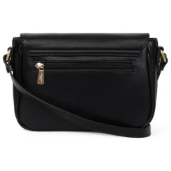 Sac porté travers MERLINE Noir Juno