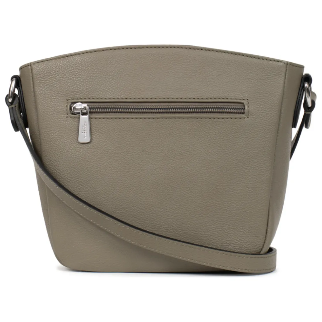 Sac porté travers MIRABELLE Olive en cuir Pia