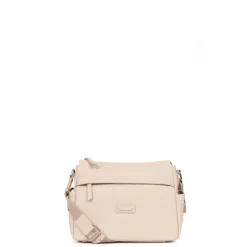 Sac porté travers NAMI Ivoire Fern rose clair
