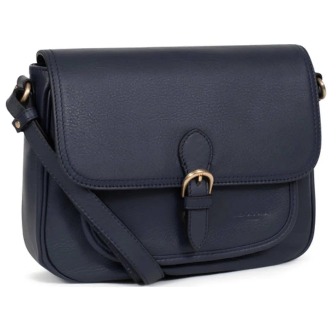 Sac porté travers TAIMA Bleu nuit en cuir Beth