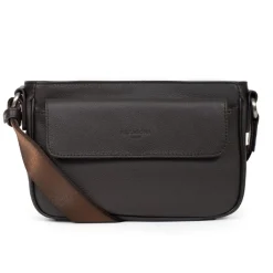 Sac reporter Cuir CONFORT Marron foncé Vox