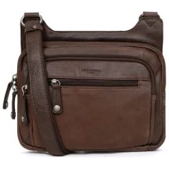 Sac reporter Cuir INSTINCT Marron Ty
