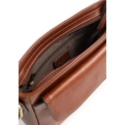 Sac reporter Cuir STUART Marron Mia