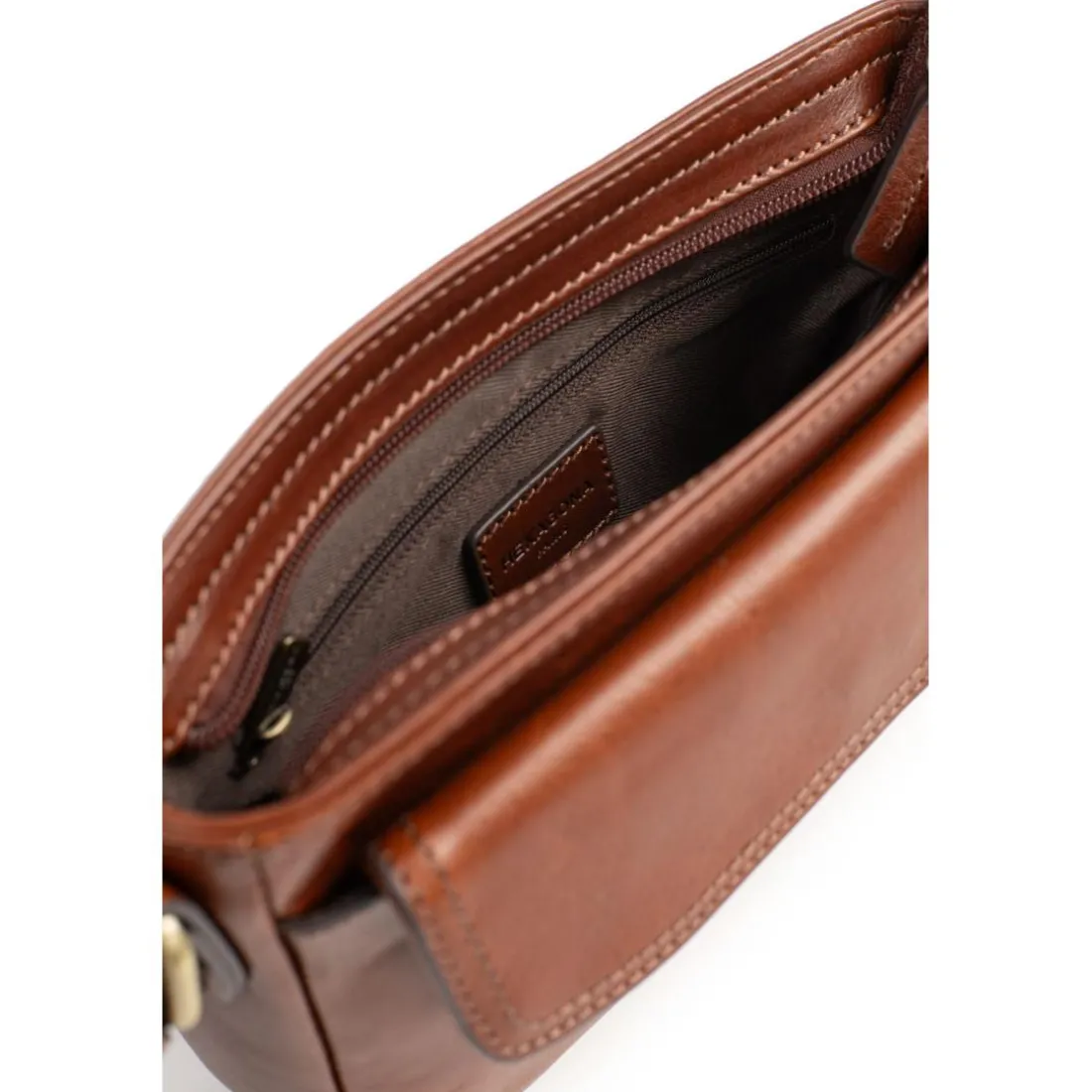 Sac reporter Cuir STUART Marron Mia