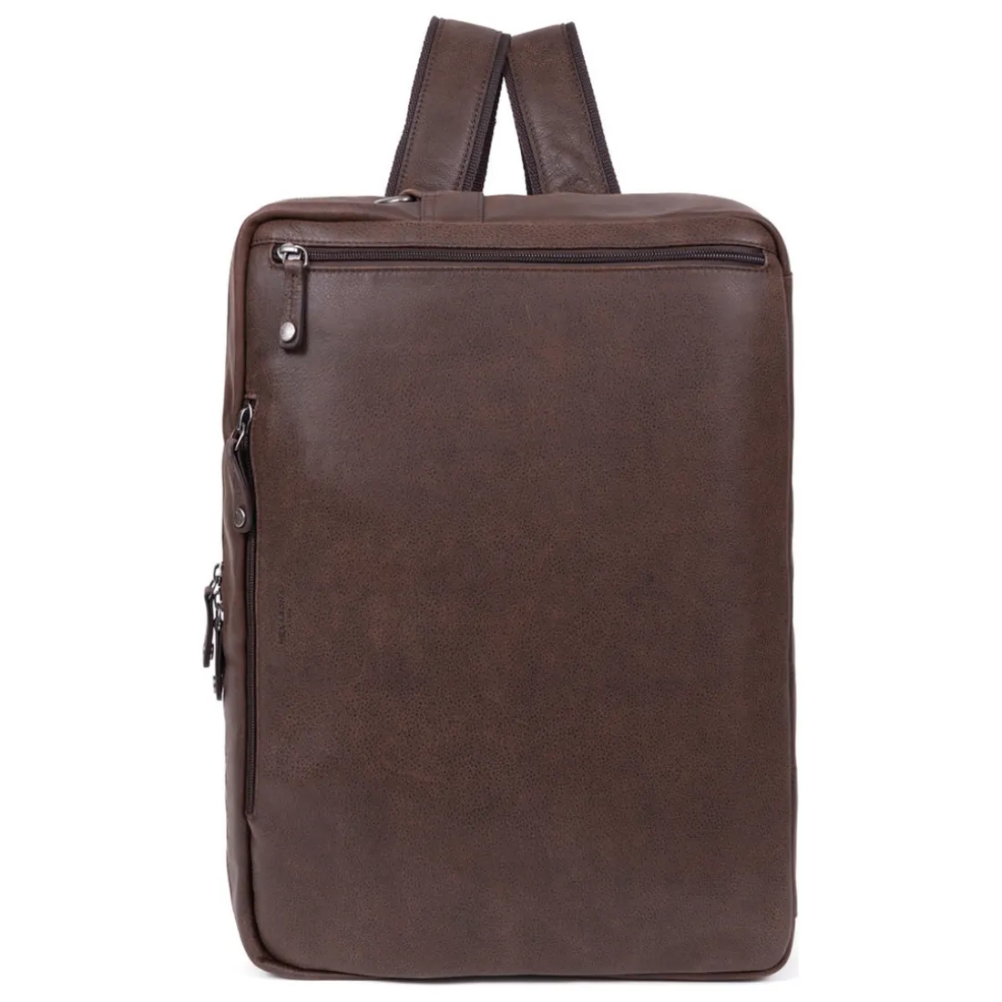 Sac transformable 15'' & A4 Cuir INSTINCT Marron