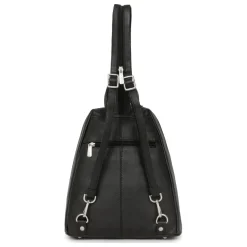 Sac transformable Cuir CONFORT Noir Zara