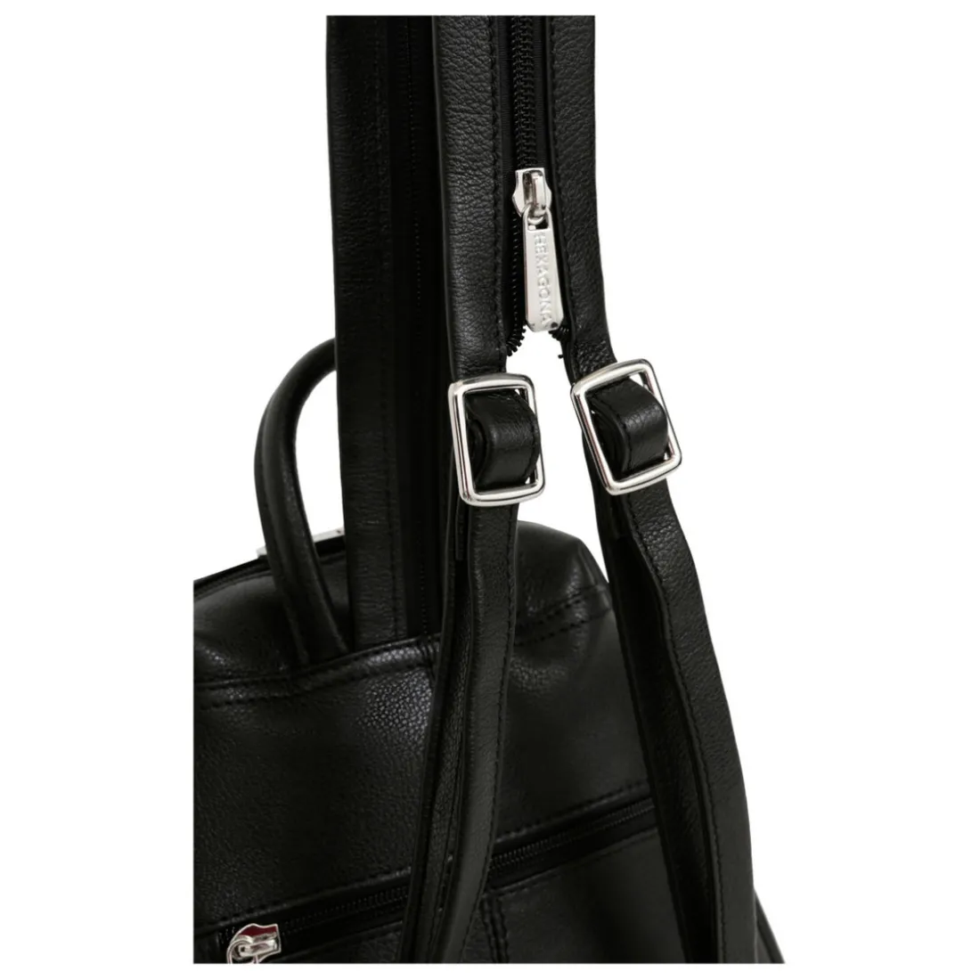 Sac transformable Cuir CONFORT Noir Zara