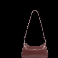 Sac trotteur bordeaux en cuir