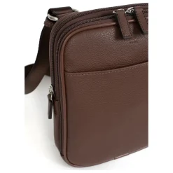 Sacoche Cuir CONFORT Chocolat Logan